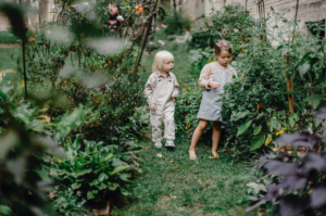 kids in the garden