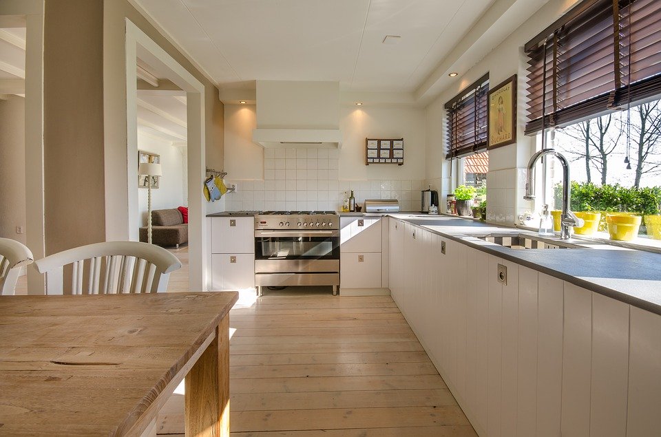 a renovated kitchen